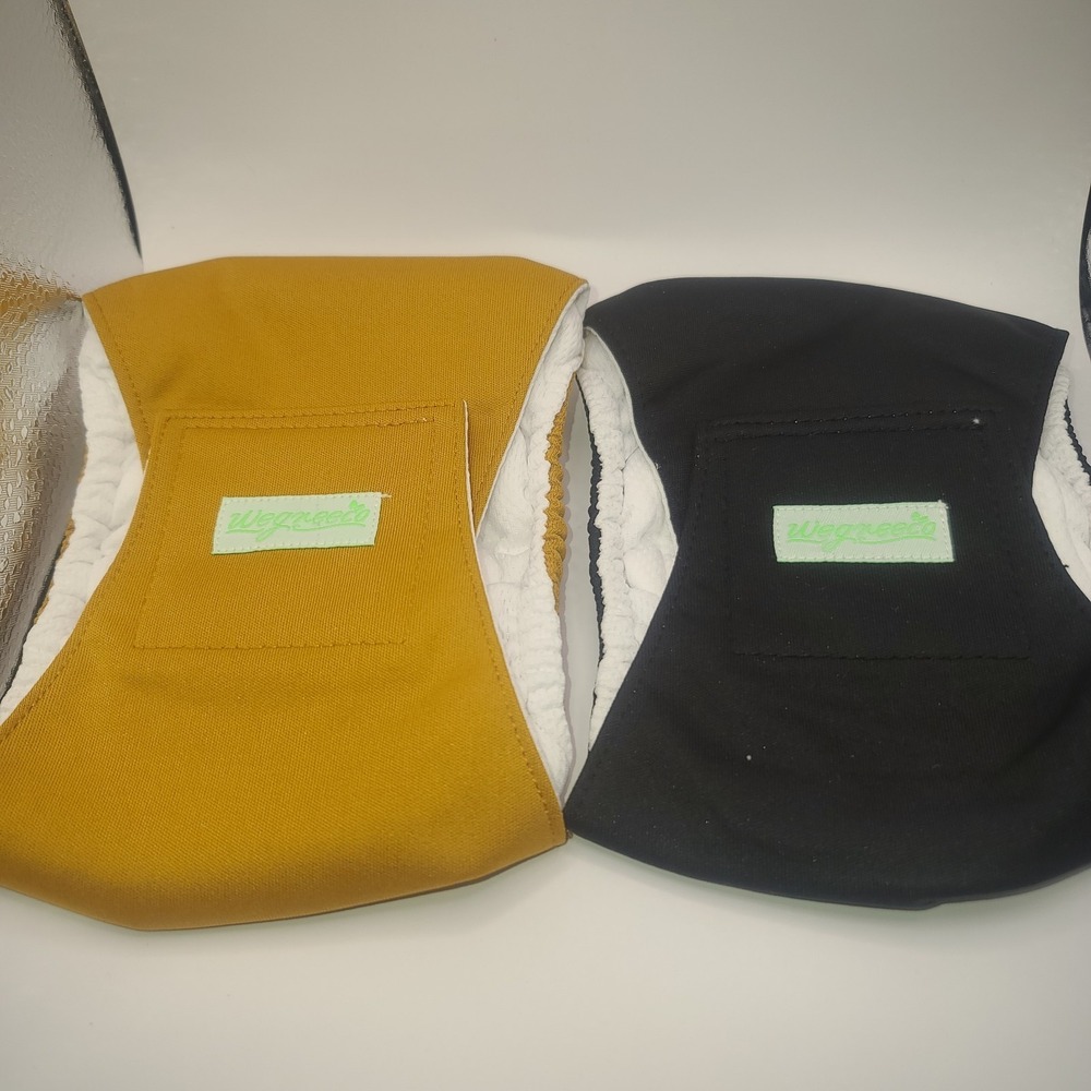 Wegreeco Washable Male Dog Belly Band - Pair 2 (SIZE EXTRA SMALL) New Never Used